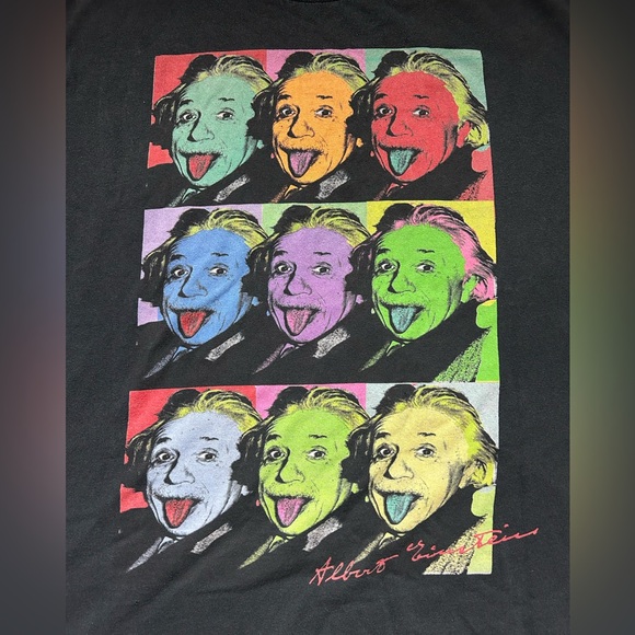 Vintage Albert Einstein Tee T-Shirt - Picture 4 of 4